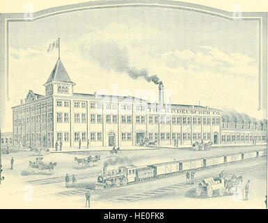 Diese Publikation im Jahr 1892 erinnert an den hundertjährigen Jahrestag von Hamilton, Ohio. Es handelt sich um die Gründung, das Wachstum und die bemerkenswerten Errungenschaften der letzten 100 Jahre, die die Geschichte und Entwicklung der Stadt feierten. Stockfoto
