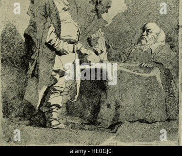 Fragonard, Moreau le Jeune und französischer Kupferstecher, Radierer und Zeichner des späteren XVIII Jahrhunderts (1912) Stockfoto