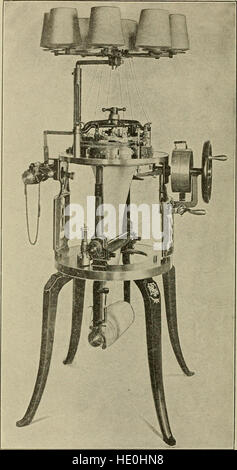 Cyclopedia von Textil-Arbeiten - eine allgemeine Präsenzbibliothek auf Baumwolle, Wolle und wollene Garnherstellung, Weben, Gestaltung, Chemie und färben, Veredelung, stricken und Verbündete Themen (1911) Stockfoto