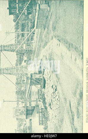 Dieses Werk erinnert an das hundertjährige Jubiläum von Hamilton, Ohio, und beleuchtet wichtige Ereignisse, Zahlen und historische Entwicklungen von der Gründung bis 1892. Stockfoto