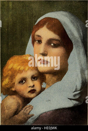 „Woman in Girlhood, Ehefrau, Mutterschaft“ (1906) ist ein Leitfaden für die körperliche und emotionale Gesundheit von Frauen in verschiedenen Lebensphasen. Es bietet praktische Ratschläge zur Erhaltung der Gesundheit und zur Erfüllung von Pflichten in der Mädchenschaft, Ehe und Mutterschaft. Stockfoto