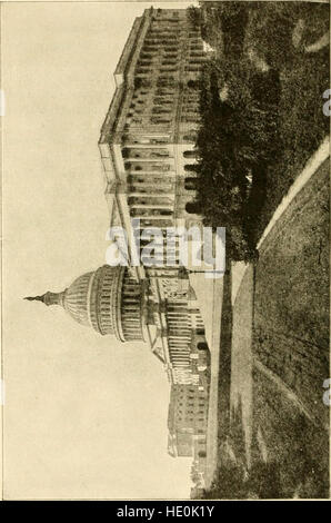 Heimschule der amerikanischen Geschichte; umarmt das Wachstum und die Errungenschaften der unser Land von den frühesten Tagen der Entdeckung und Besiedelung dieses ereignisreichen Jahres (1899) Stockfoto