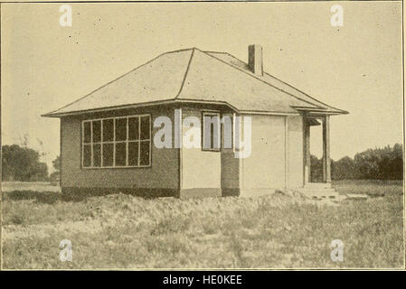 Schulgebäude, Schulgelände und deren Verbesserung. Kansas, 1911 (1911) Stockfoto