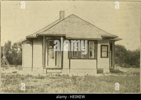 Schulgebäude, Schulgelände und deren Verbesserung. Kansas, 1911 (1911) Stockfoto