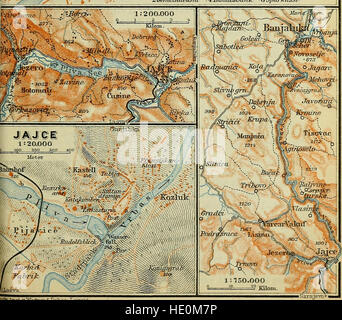 Austria-Hungary-mit Ausflügen nach Cetinje, Belgrad und Bukarest - Handbuch für Reisende (1911) Stockfoto