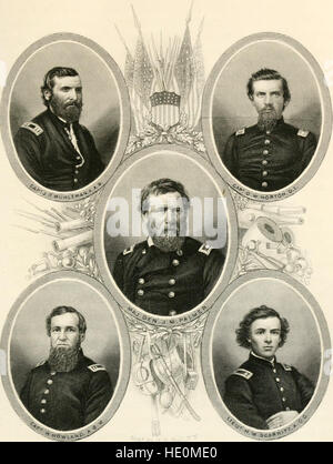 Annalen der Army of the Cumberland - bestehend aus Biographien, Beschreibungen der Abteilungen, Berichte über Expeditionen, Scharmützel und Schlachten; auch die Strafregister der Spione, Schmuggler, und Prominente Stockfoto