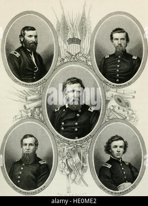 Annalen der Army of the Cumberland - bestehend aus Biographien, Beschreibungen der Abteilungen, Berichte über Expeditionen, Scharmützel und Schlachten; auch die Strafregister der Spione, Schmuggler, und Prominente Stockfoto