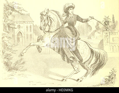 Hand-Buch des Horsemanship und die Gewohnheiten und Krankheiten der Pferde und andere Tiere (1885) Stockfoto