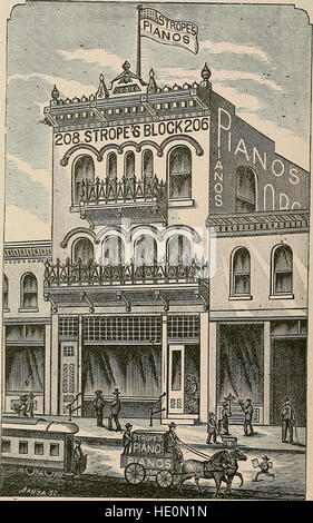 Die Kansas City-Überprüfung der Wissenschaft und Industrie (1884) Stockfoto