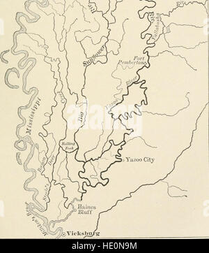 Das Mississippi-Tal in den Bürgerkrieg (1900) Stockfoto
