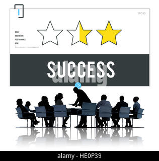 Leistungsfaehigen Lernkonzept Erfolg Training Stockfoto