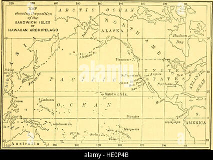 Der junge Reisende in Australien - Abenteuer von zwei Jugendlichen in eine Reise zu den Marquesas, Gesellschaft, Samoanisch, Sandwich und Feejee Inseln und durch die Kolonien von Neuseeland, New South Wales, Stockfoto