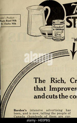 Kanadische Lebensmittelhändler Januar-Juni 1921 (1921) Stockfoto