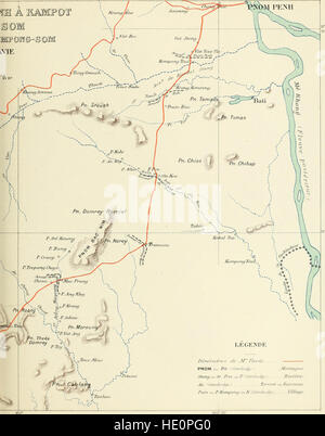 Mission Pavie, Indo-Chine, 1879-1895 - gC3A9ographie et voyages (1900) Stockfoto