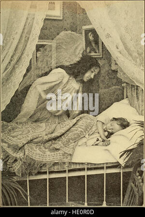 *Woman in Girlhood, Wifehood, Motherhood* (1906) bietet Anleitungen zu den Rollen und Verantwortlichkeiten von Frauen während ihrer Lebensphasen, wobei der Schwerpunkt auf Gesundheit und Wellness, familiären Pflichten und der Aufrechterhaltung des Wohlbefindens liegt. Stockfoto