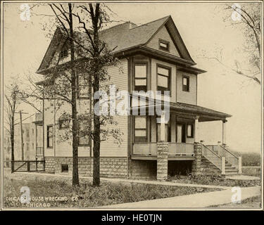 Buch von Plänen - Chicago House Wrecking Co. (1913) Stockfoto