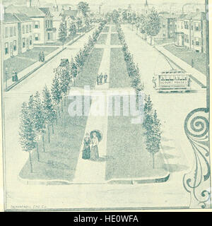 Das hundertjährige Jubiläum der Stadt von Hamilton, Ohio (1892) Stockfoto