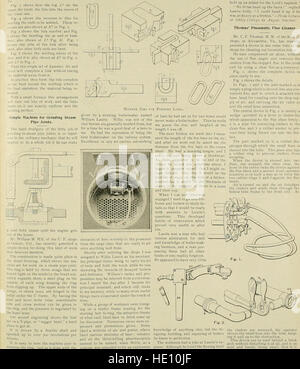 Diese Zeitschrift von 1894 konzentriert sich auf den Lokomotivbau und liefert praktische Informationen über die Triebkraft der Eisenbahn, die Konstruktion der Lokomotiven und die Technologie hinter dem Rollmaterial. Stockfoto