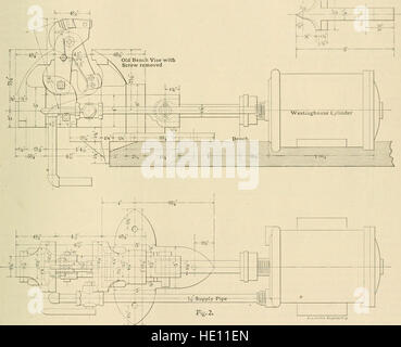 Das 1899 veröffentlichte Buch „Locomotive Engineering“ konzentriert sich auf die Technologie-, Design- und Betriebsaspekte von Eisenbahnlokomotiven und Schienenfahrzeugen und bietet Ingenieuren und Eisenbahnbegeisterten praktische Kenntnisse. Stockfoto