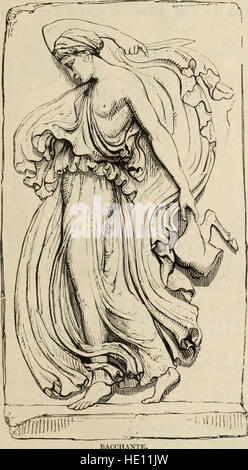 *Handbook of Archaeology* (1867) ist eine ausführliche Referenz über die antiken Zivilisationen Ägyptens, Griechenlands, Etruriens und Roms. Sie bietet Einblicke in ihre Kunst, Kultur und archäologische Funde aus diesen Regionen. Stockfoto