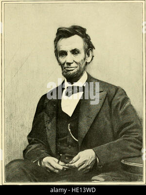 Das Leben von Abraham Lincoln, gezeichnet von Originalquellen und enthält viele reden, Briefe und Telegramme bisher unveröffentlicht (1900) Stockfoto