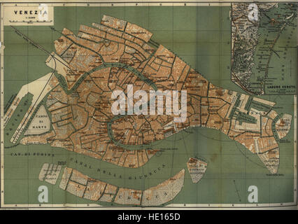 *Italy - A Handbook for Travellers, First Part (Northern Italy)* (1883) ist ein Reiseführer, der die Attraktionen, Geographie und Kultur Norditaliens beschreibt. Es bietet wichtige Informationen für Touristen, darunter wichtige Sehenswürdigkeiten, Städte und Reisetipps für die Region. Stockfoto