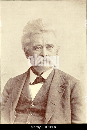„The Centennial Anniversary of the City of Hamilton, Ohio“ (1892) feiert den 100. Jahrestag der Stadtgründung. Es enthält einen historischen Überblick über Hamiltons Entwicklung, wichtige Ereignisse und prominente Persönlichkeiten des Wachstums im ersten Jahrhundert. Stockfoto