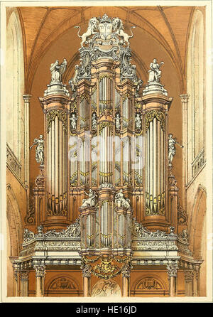 Das Feld der pfeift - eines Bildband über Orgel Fällen - mit Notizen auf Organe im in- und Ausland (1877) Stockfoto