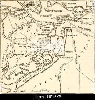 Die amerikanischen Konflikt - eine Geschichte von der großen Rebellion in den Vereinigte Staaten von Amerika, 1860-'64 - es ist, die Ursachen, Ereignisse und Ergebnisse, vor allem seine moralischen und politischen Phasen aufweisen sollen, Stockfoto