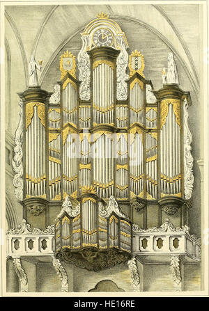 Das Feld der pfeift - eines Bildband über Orgel Fällen - mit Notizen auf Organe im in- und Ausland (1877) Stockfoto