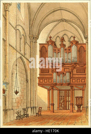 Das Feld der pfeift - eines Bildband über Orgel Fällen - mit Notizen auf Organe im in- und Ausland (1877) Stockfoto