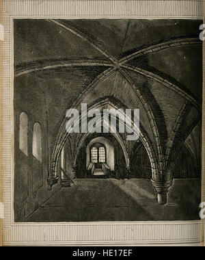 Die Geschichte und Altertümer der Pfarrei Lambeth und der erzbischöfliche Palast (1827) Stockfoto