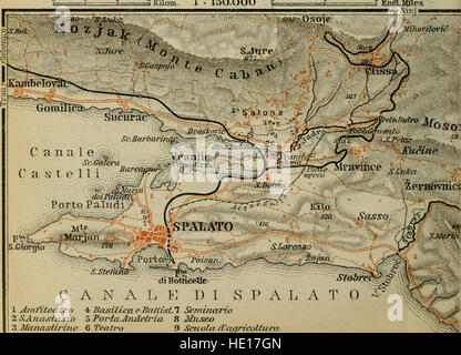 Austria-Hungary-mit Ausflügen nach Cetinje, Belgrad und Bukarest - Handbuch für Reisende (1911) Stockfoto