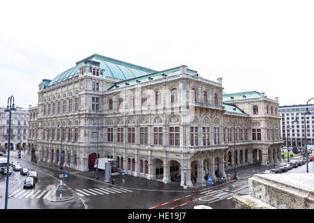 Foto Blick auf Wien Oper Staat, Österreich Stockfoto