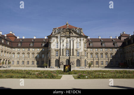 Schloss Weissenstein, Pommersfelden, Landkreis Bamberg, Oberfranken, Bayern, Deutschland Stockfoto