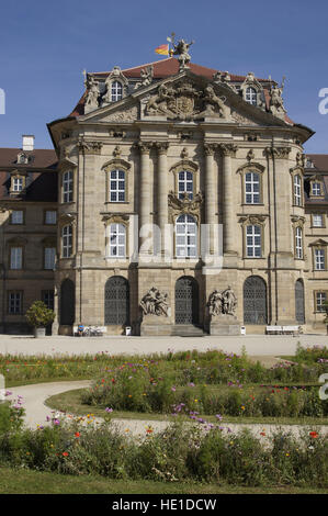 Schloss Weissenstein, Pommersfelden, Landkreis Bamberg, Oberfranken, Bayern, Deutschland Stockfoto