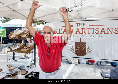 St. Saint Petersburg Florida, Samstagmorgen Markt, Verkäufer, Stände, Shopping Shopper Shopper Shop Geschäfte Markt Märkte Markt Kauf Verkauf, ret Stockfoto