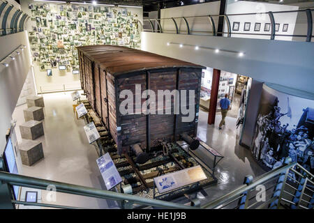 St. Saint Petersburg Florida, Florida Holocaust Museum, innen, Ausstellungsausstellung Sammlung Konzentrationslager Lager, FL161129092 Stockfoto