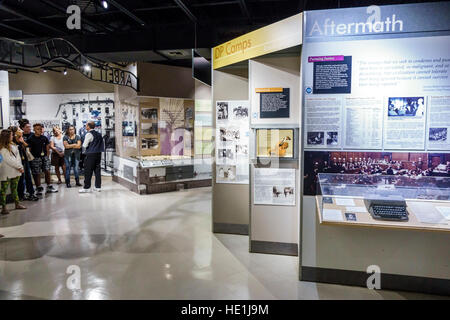 St. Saint Petersburg Florida, Florida Holocaust Museum, innen, Ausstellungsausstellung Sammlung Konzentrationslager Lager, FL161129096 Stockfoto