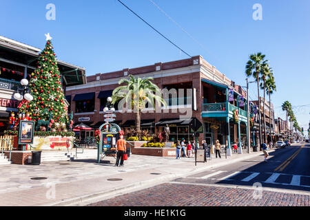 Tampa, Florida, Ybor City, historisches Viertel, Centro Ybor Complex, Shopping Shopper Shopper Shop Shops Markt Märkte Marktplatz Kauf Verkauf, Retai Stockfoto