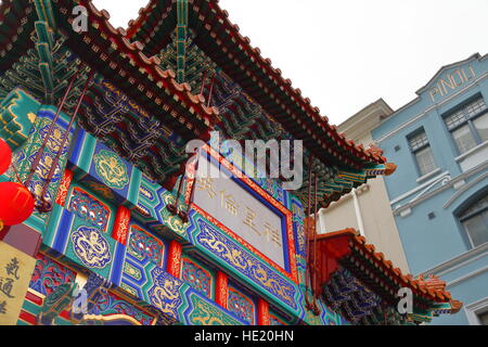 Eindrücke aus London Chinatown, UK, während der Chinese New Year Stockfoto