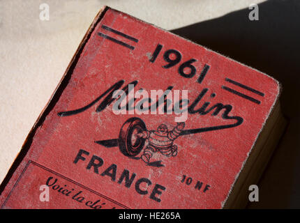 alten Michelin Red guide Frankreich Französisch Stockfoto