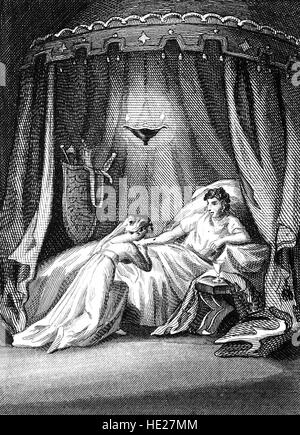Eleanor von Kastilien (1241 –1290) war die erste Königin Gemahlin von Edward i. von England, war sie mit ihm auf dem achten Kreuzzug und wenn er bei einem Attentat in Akko, vermeintlich rettete ihm das Leben durch das saugen aus der Poison verwundet wurde lange diskreditiert worden. Stockfoto