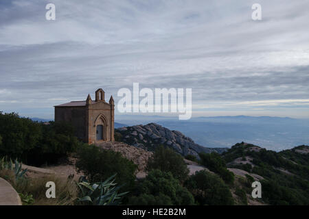 Sant Joan-Kapelle in Montserrat Berge, Spanien Stockfoto