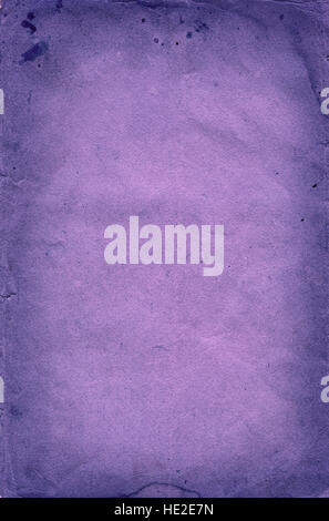 Violette Altpapier Stockfoto