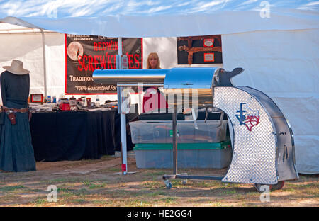 Mernickle Holster Shop bei der schnellste Waffe lebendig World Championship Cowboy schnell zeichnen Competition in Fallon, Nevada Stockfoto