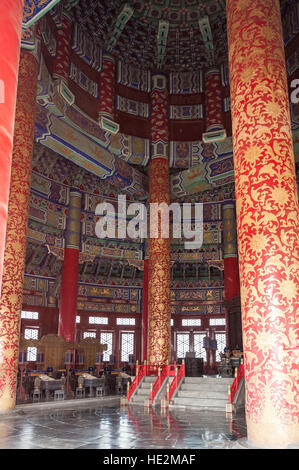 Halle des Gebets für gute Ernten Himmelstempel Altar des Himmels Peking, China. Stockfoto