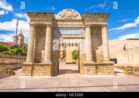 Puerta del Puente Cordoba Stockfoto