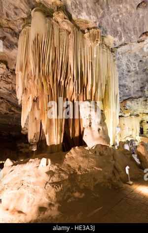 Die Cango Caves, Oudsthoorn, der Karoo, Südafrika Stockfoto