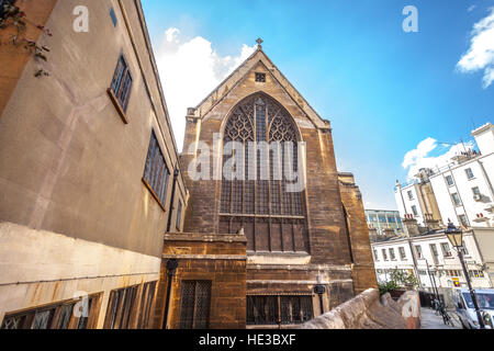 London UK, Heilige Dreifaltigkeit mit allen Heiligen Kirche Prinzgemahls Straße Fassade Stockfoto